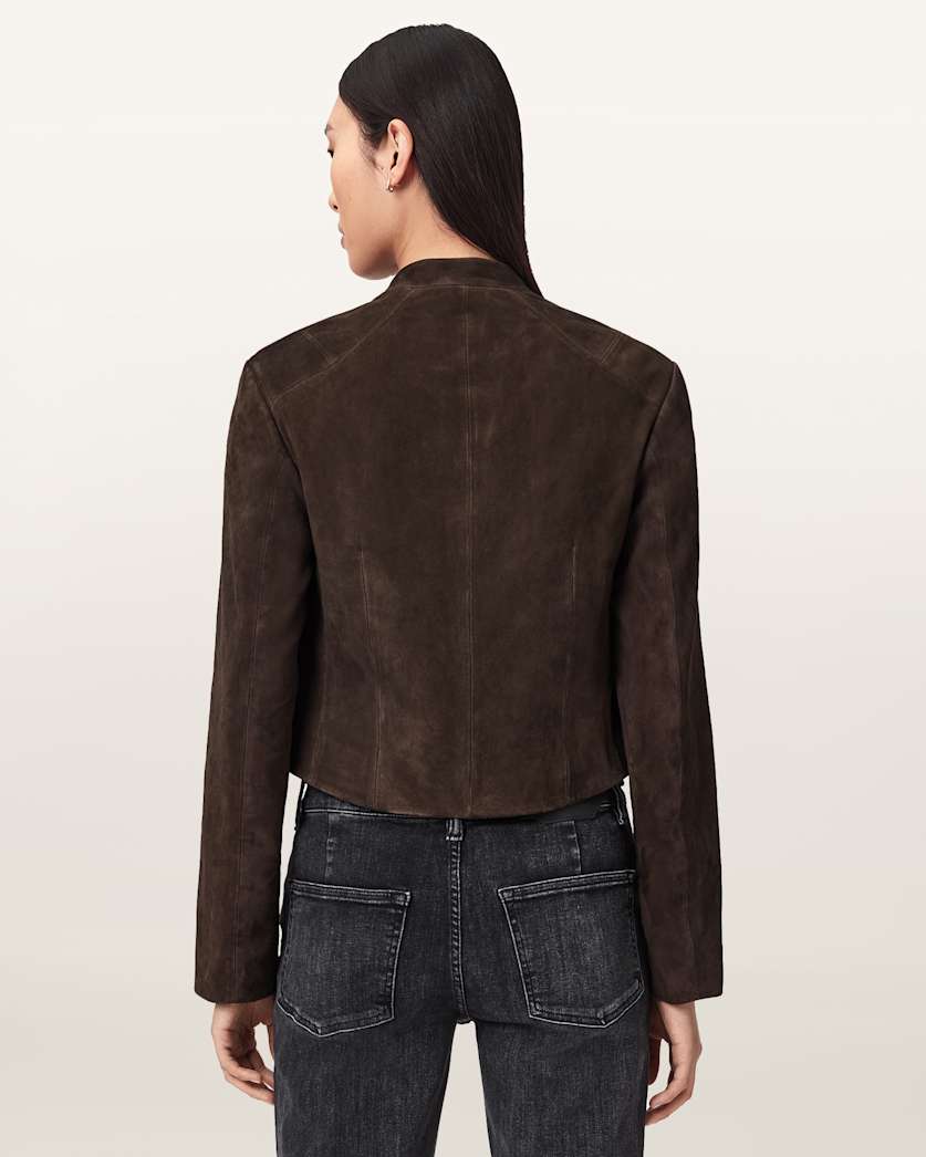 Sadler Slim Fit Suede Jacket