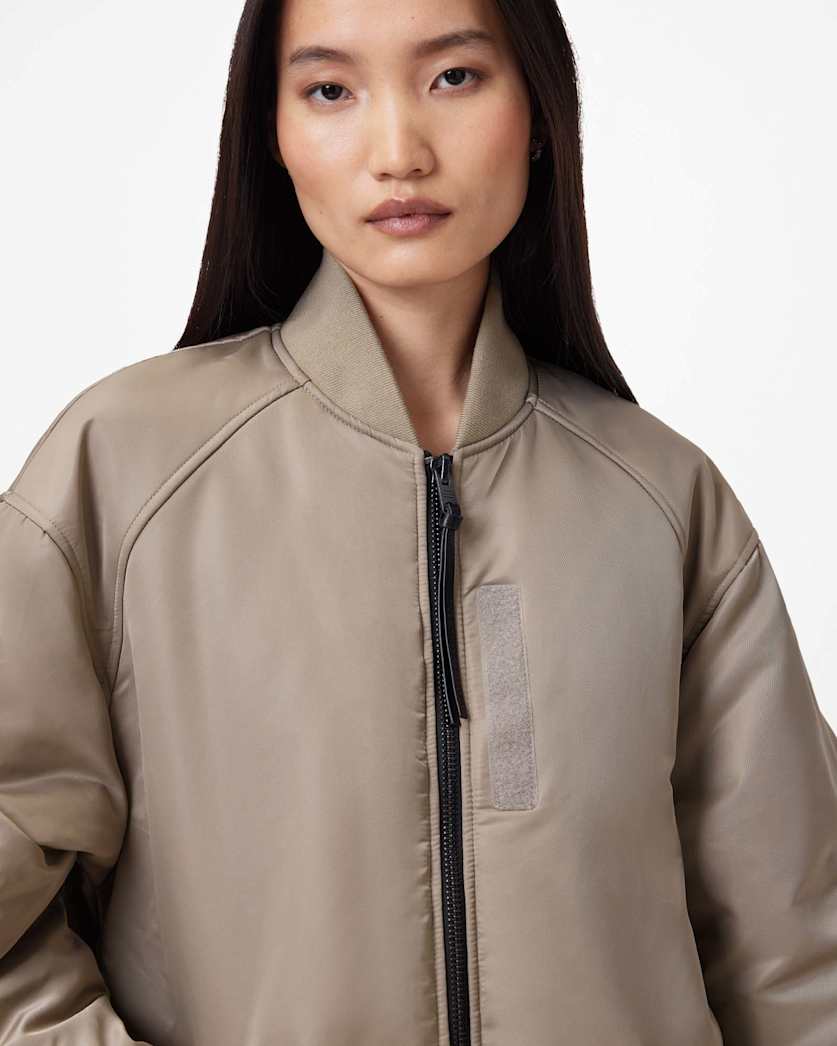 Hanaa Oversized Bomber Jacket
