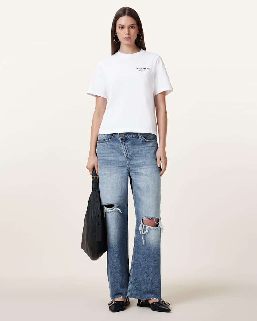 Amore Lisa Boxy Crew Neck T-Shirt