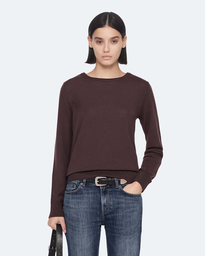 Coyte merino wool crew-neck jumper