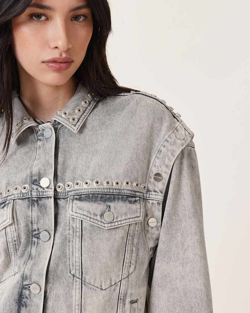 Chlo Studded Denim Jacket