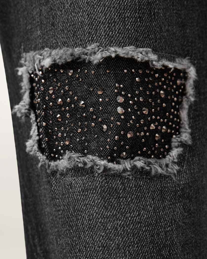 Ida Cropped Straight Denim Jeans