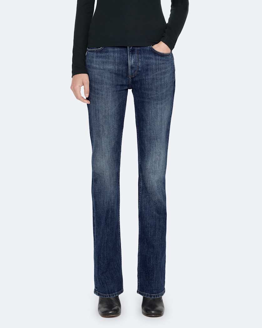 Eve High-Rise Slim Bootcut Jeans