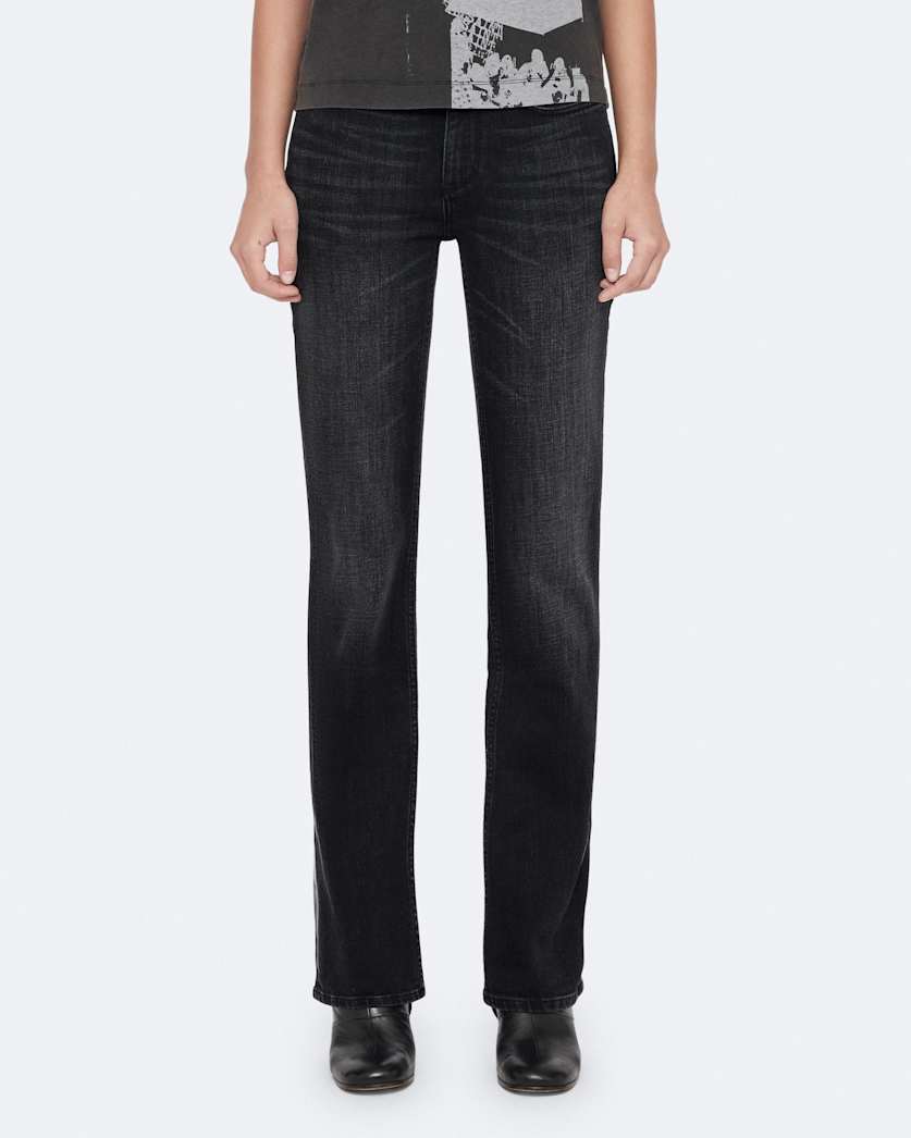 Eve High-Rise Slim Bootcut Jeans