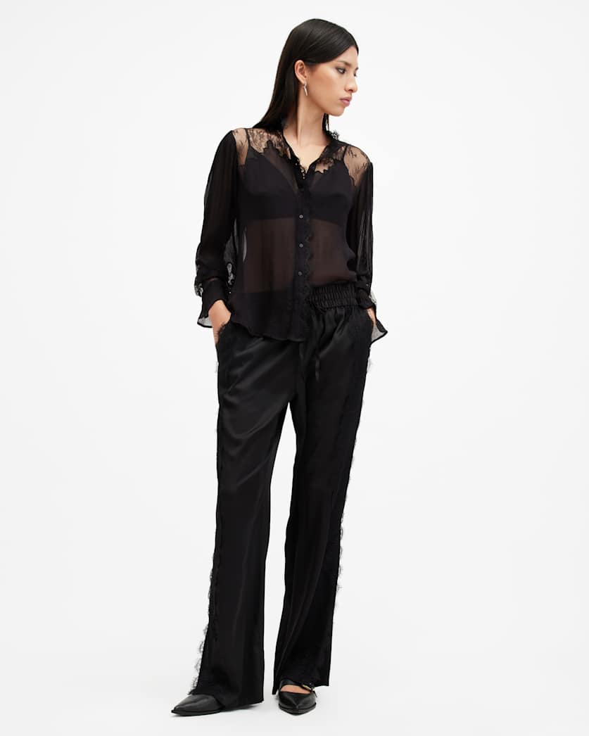 Rory Relaxed Fit Lace Shirt