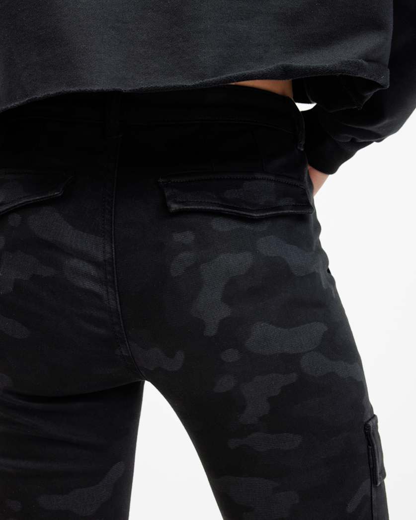 Duran Camouflage Skinny Cargo Jeans