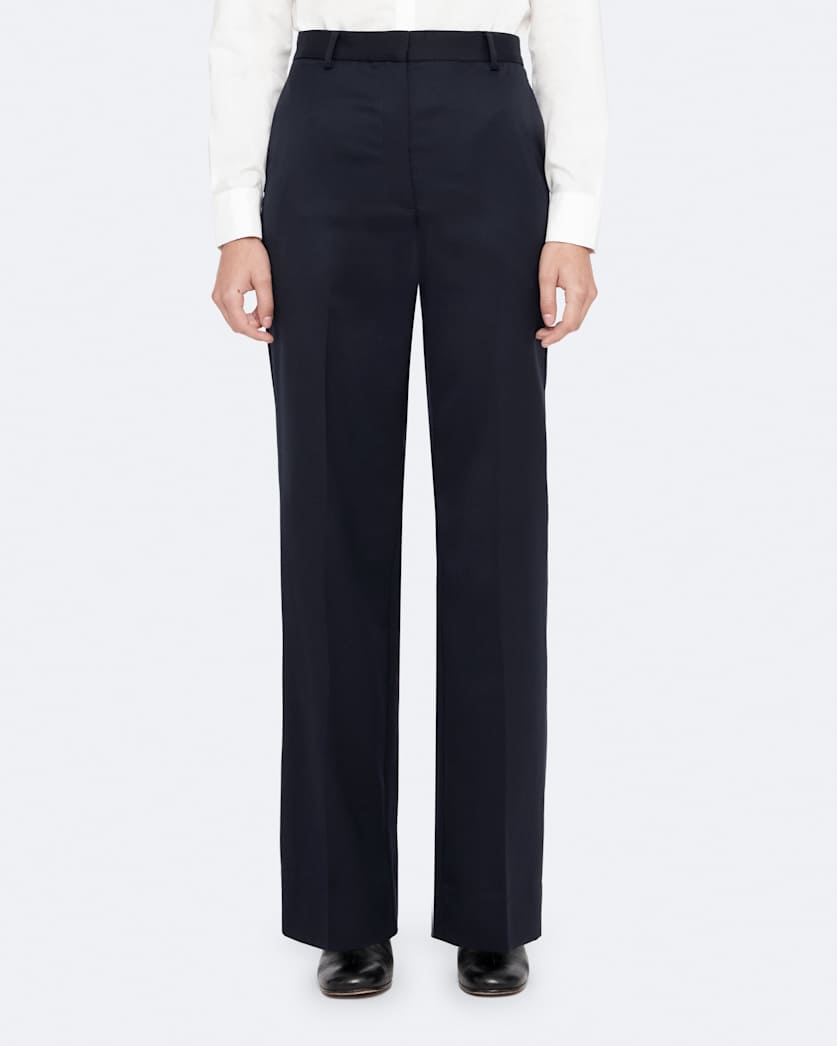 Elysia Mid-Rise Slim-Fit Tailored Trousers