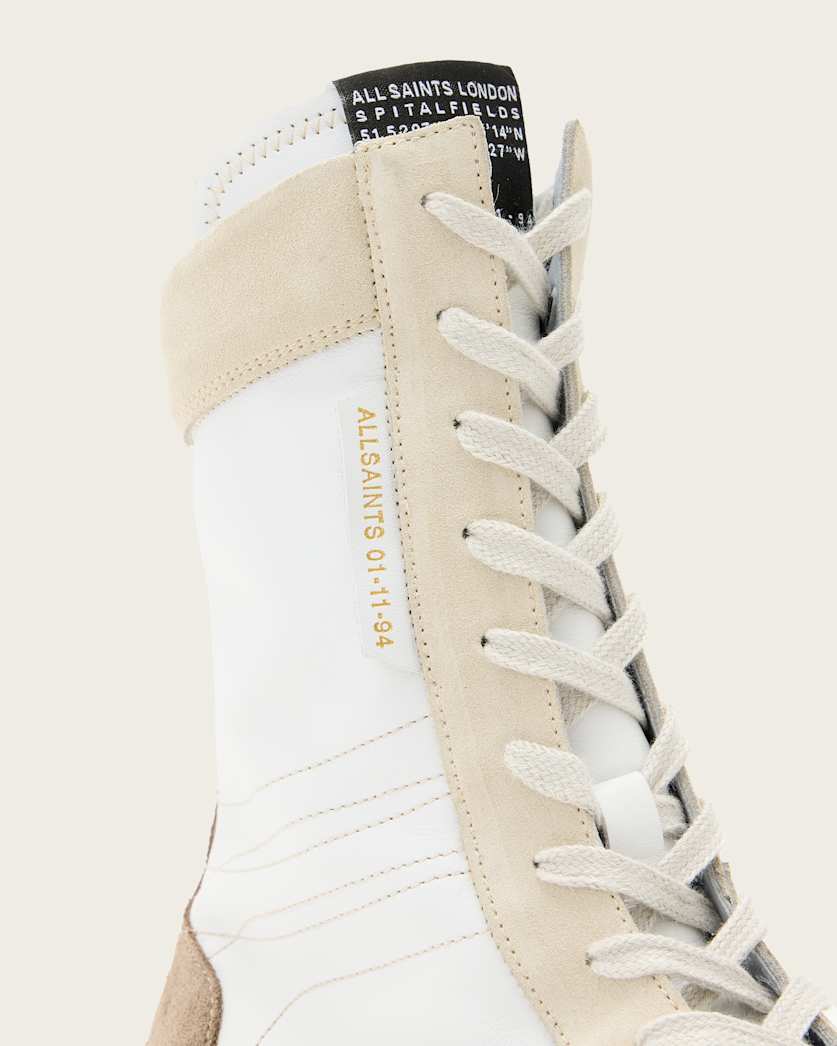 Louise Leather High Top Trainers
