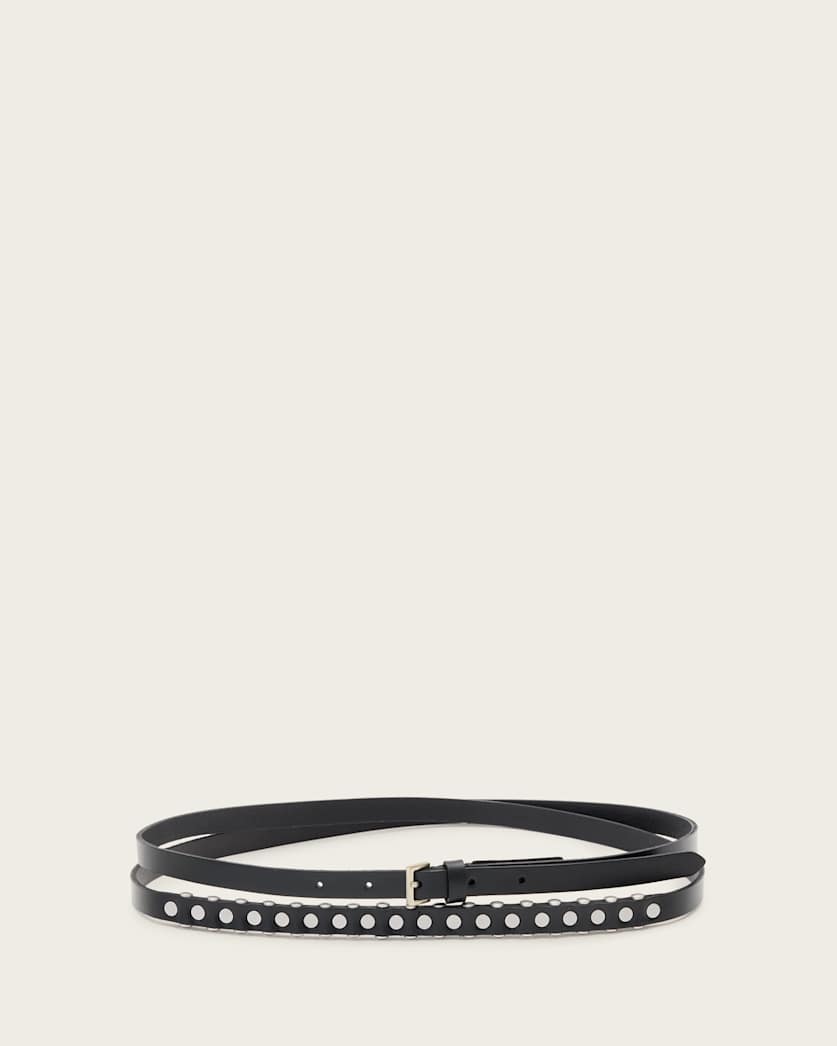 Tamsin Leather Studded Belt