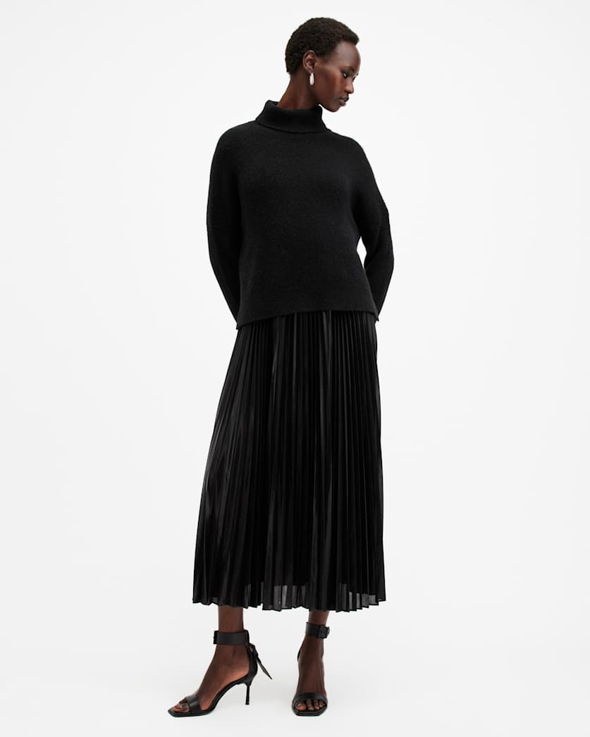 Spark 2-In-1 Pleated Maxi Dress