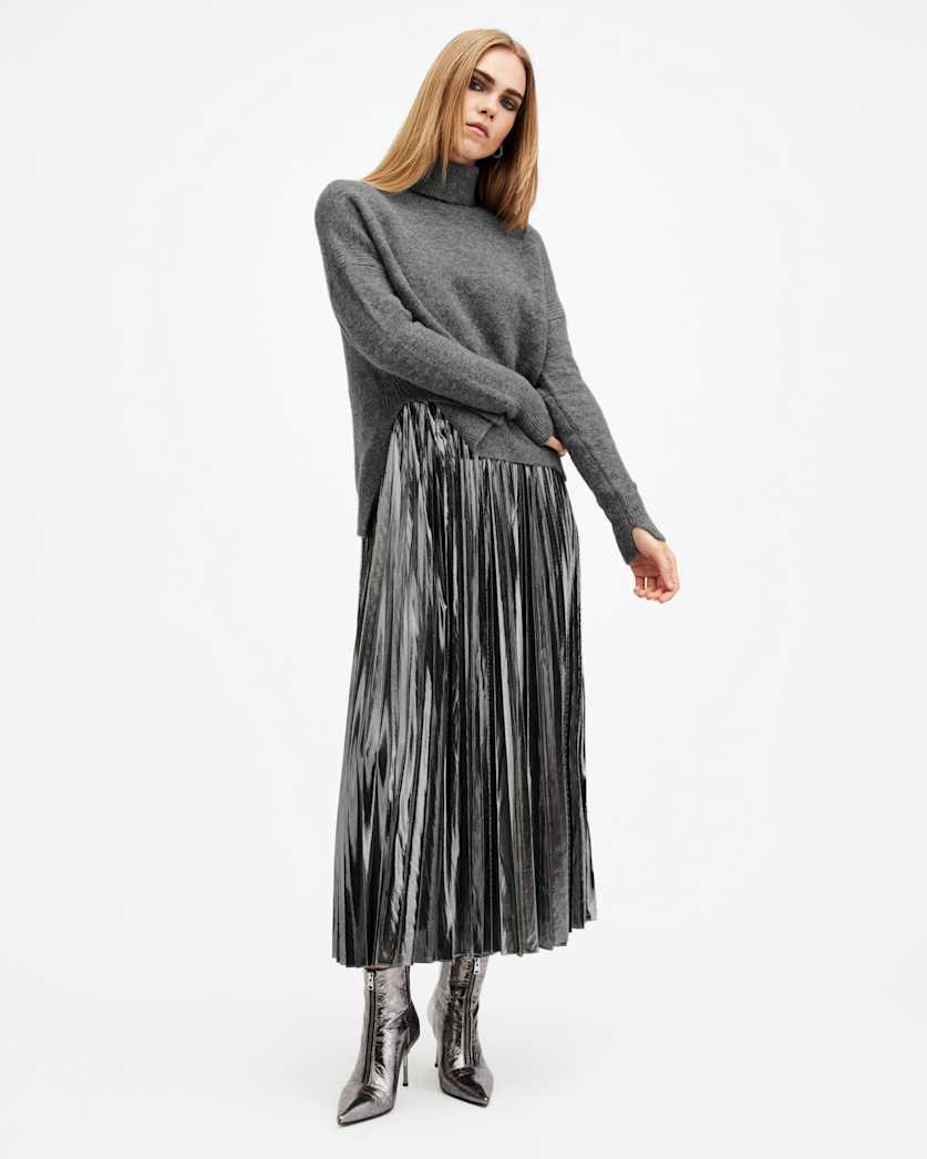 Spark 2-In-1 Pleated Maxi Dress