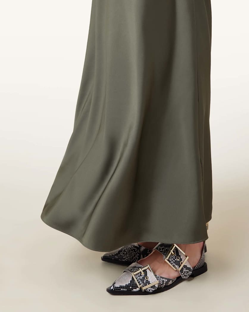Aida Satin Maxi Dress