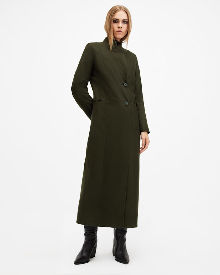 Sonnie Wool Cashmere Blend Long Coat