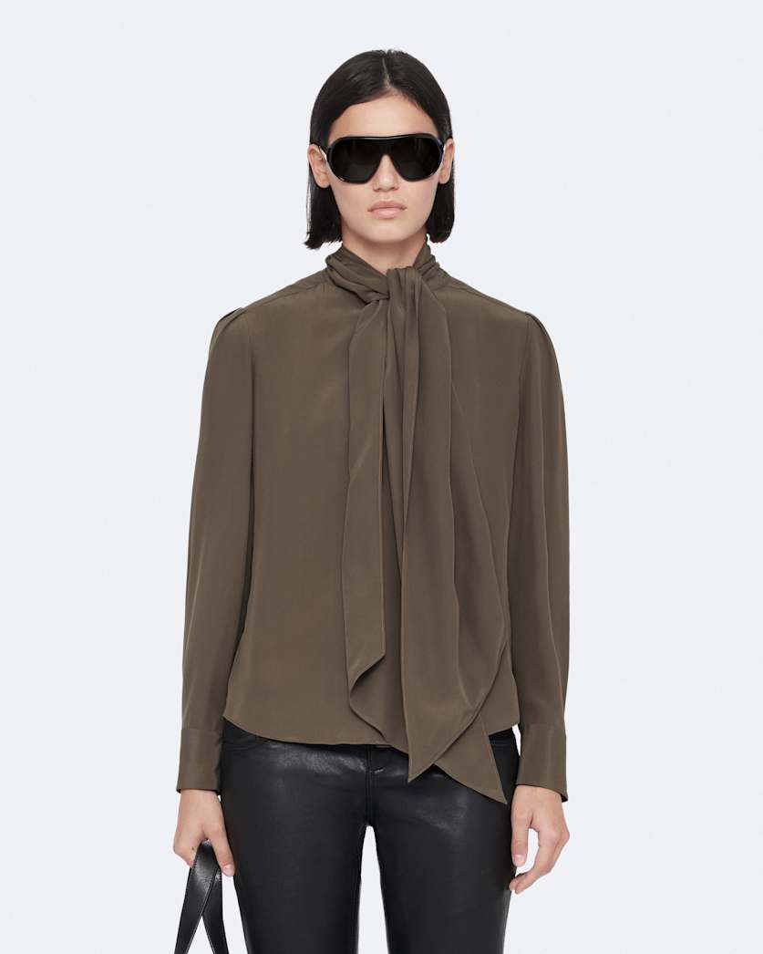 Iris Bow Detail Shirt