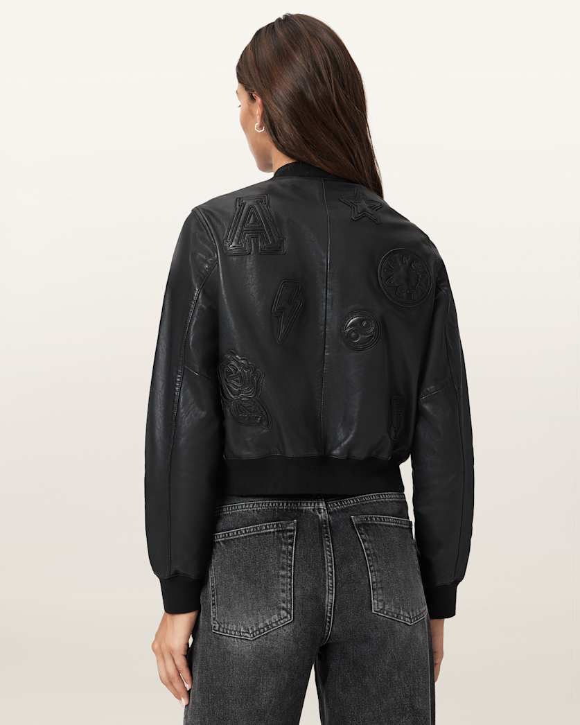 Orten 94 Leather Bomber Jacket