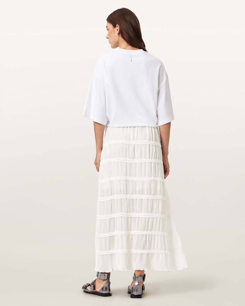 Lila Tiered Midi Skirt
