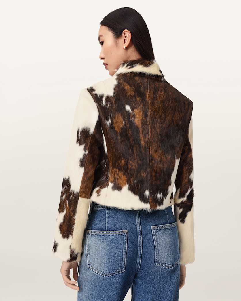 Apton Dapple Cowhide Blazer