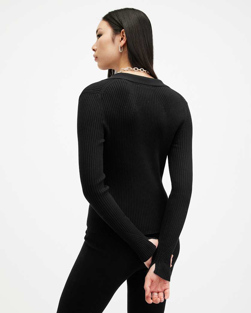 Cruz Ribbed Knitted Cardigan