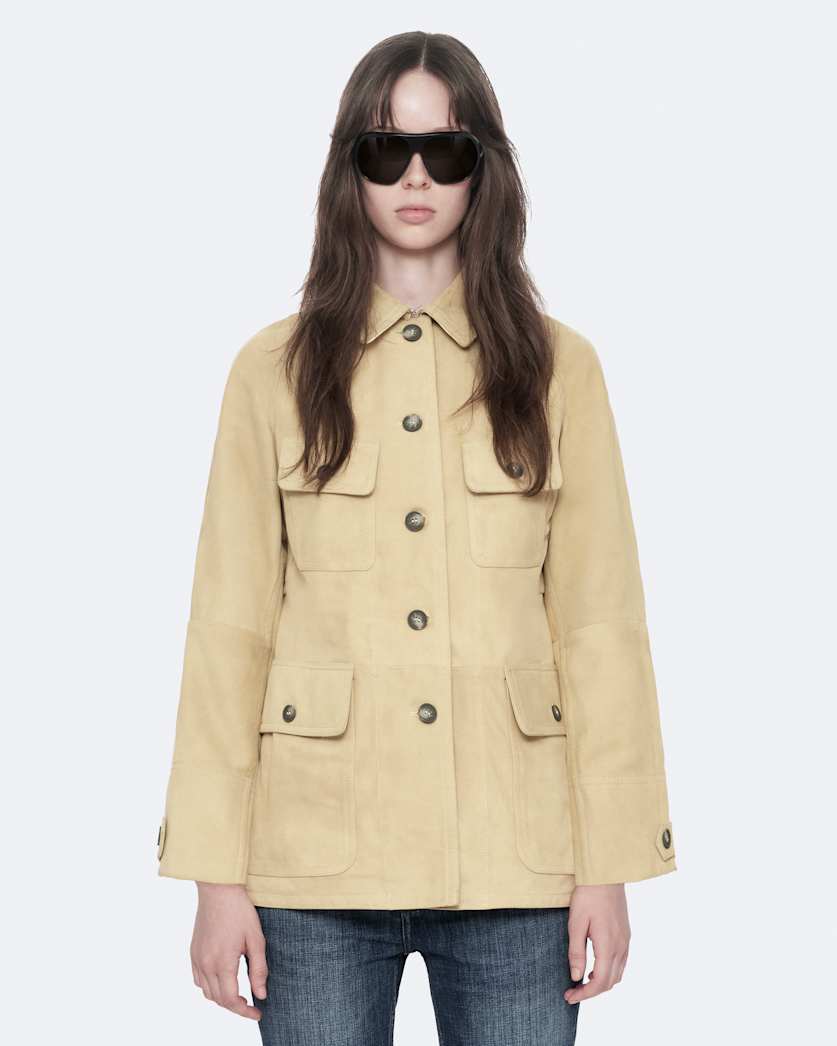 Roiya Suede Hunting Jacket