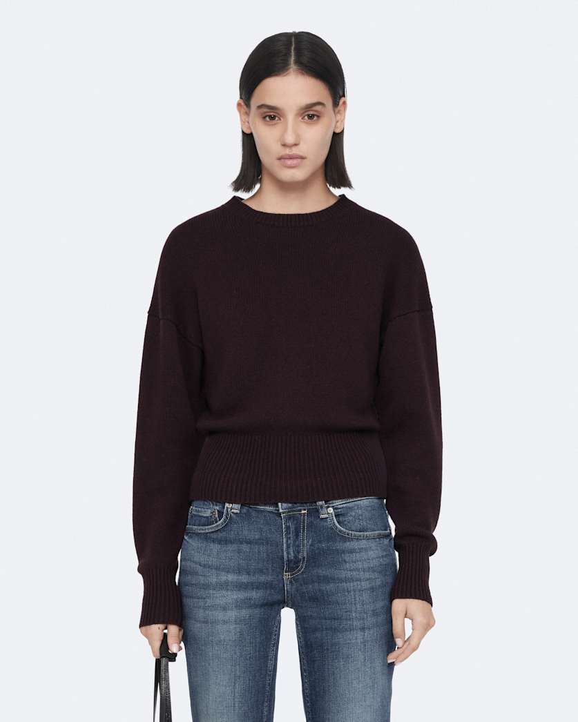 Mari Boxy-Fit Wool-Blend Jumper