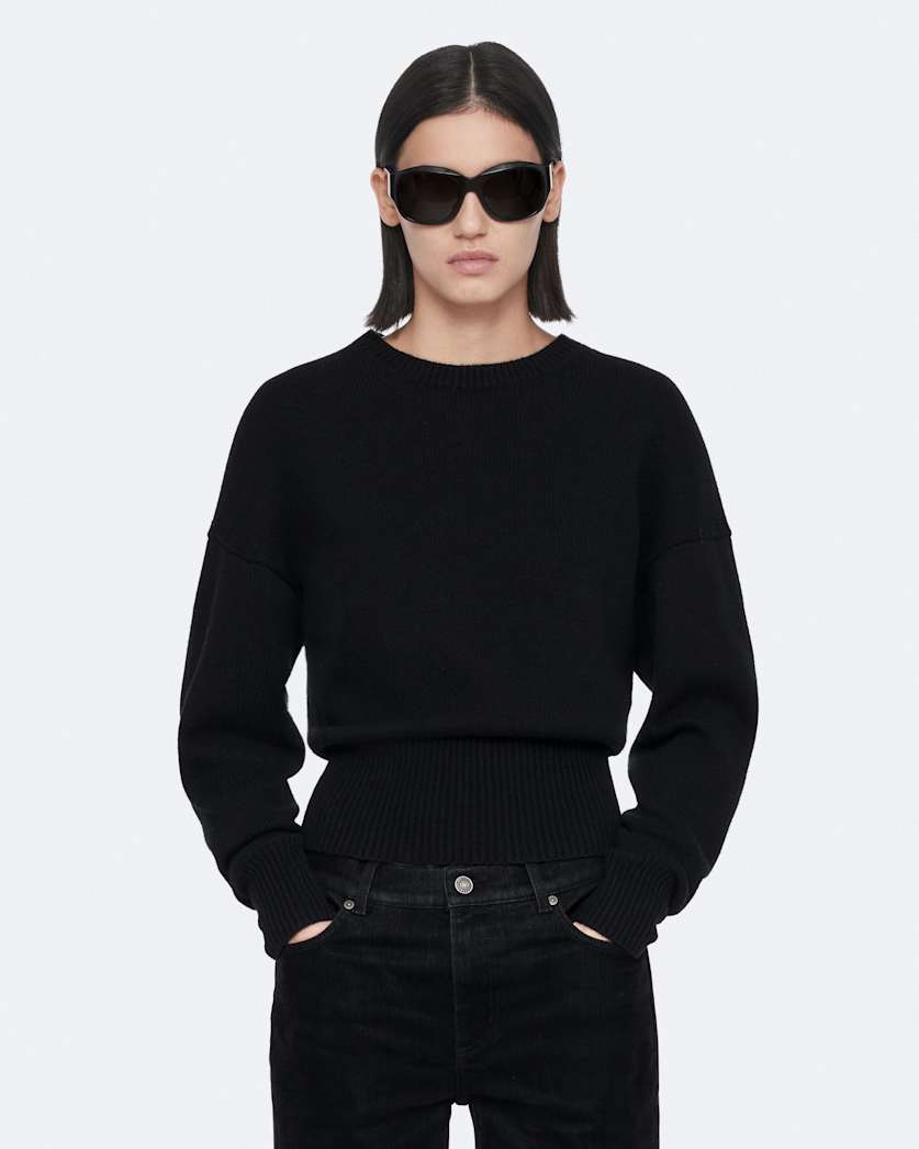 Mari Boxy-Fit Wool-Blend Jumper