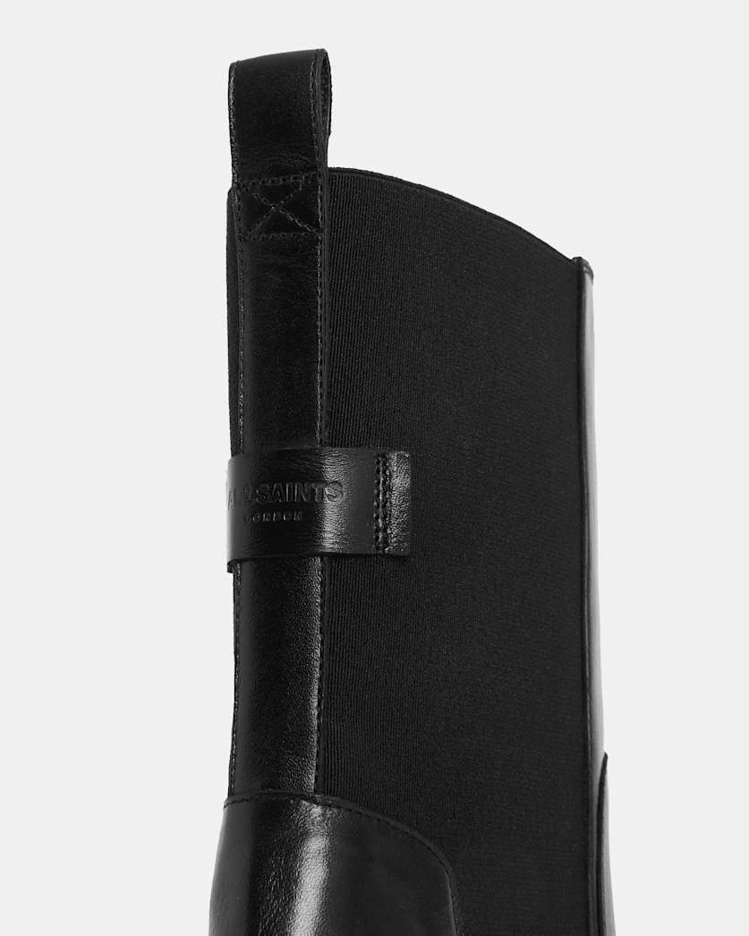 Skarlet Square Toe Leather Boots