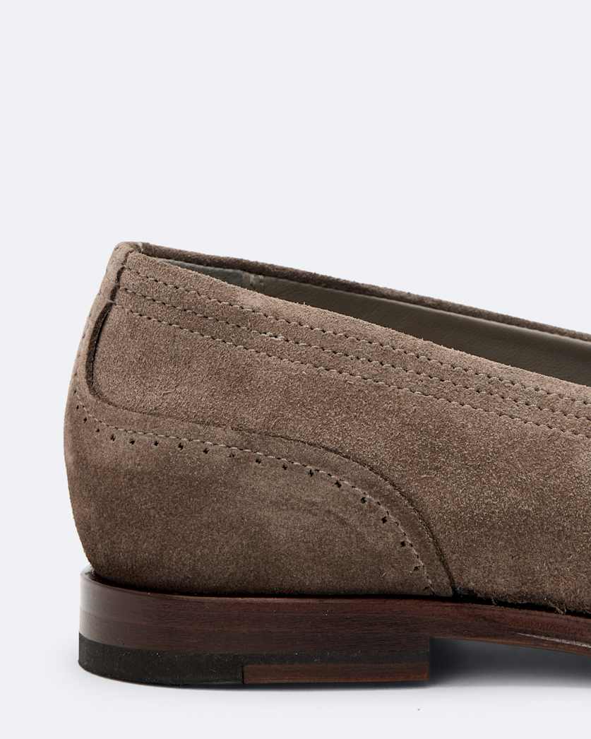 Jules Hand-Stitched Suede Loafers