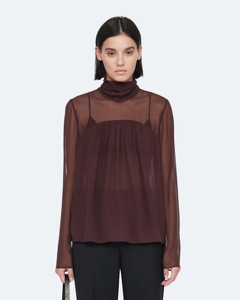 Nadia Sheer Silk Top