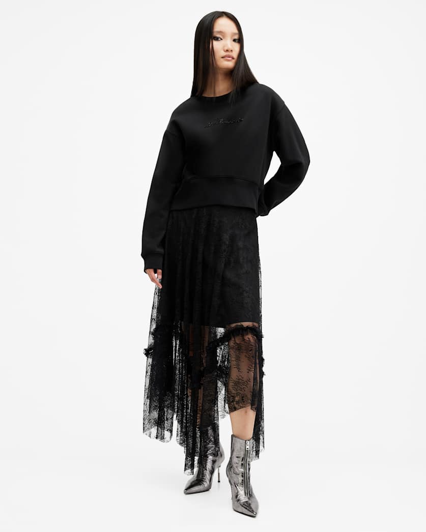 Fern Embellished Logo Sweatshirt