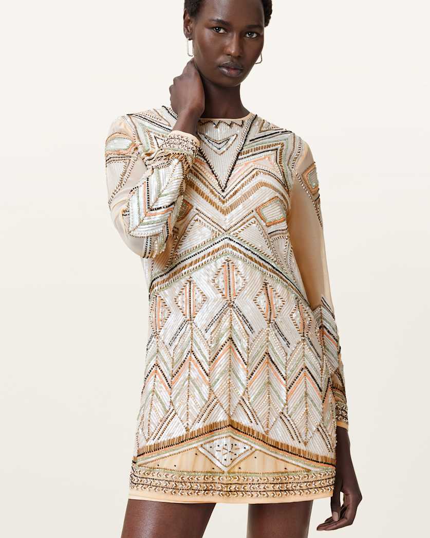 Noushka Embellished Mini Dress