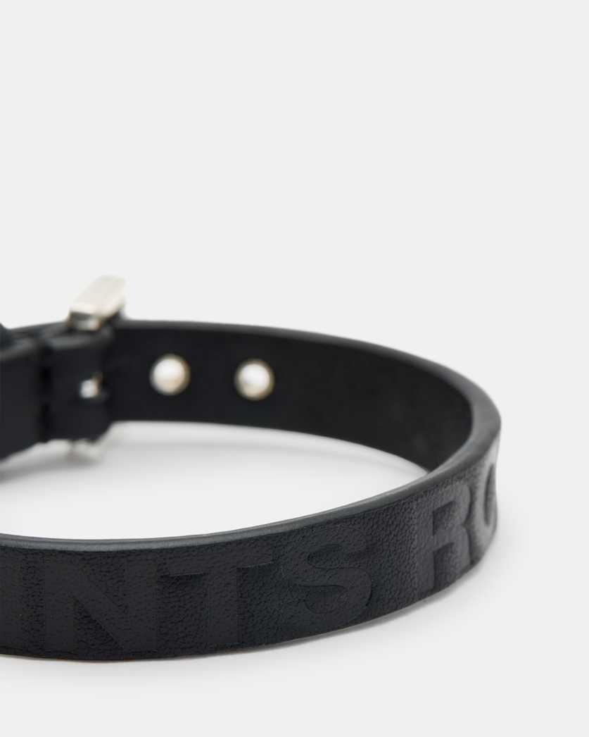 AllSaints Rocks Leather Bracelet