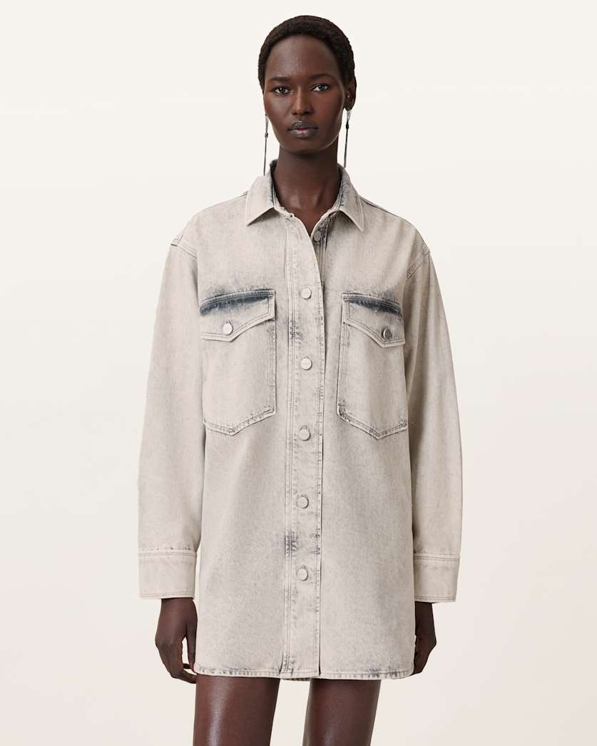 Faye Sparkle Denim Mini Dress