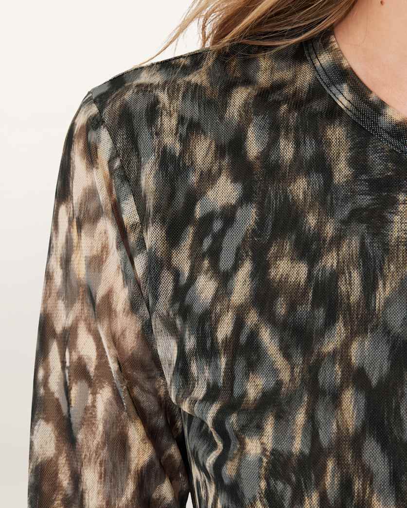 Ellie Mesh Long Sleeve T-Shirt