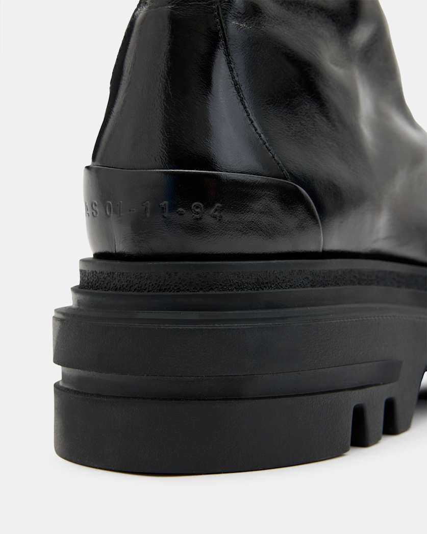 Othello Zip Leather Boots