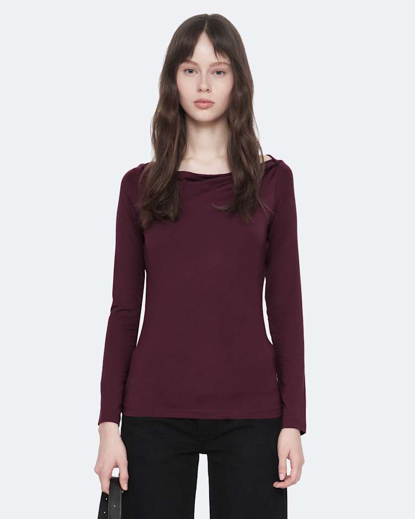 Romi Cowl-Neck Regular-Fit Top