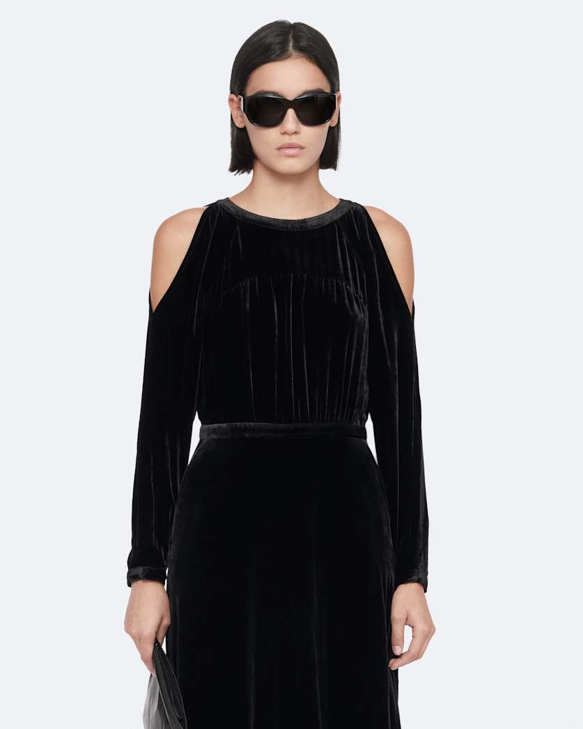 Chrissy Velvet Midi Dress