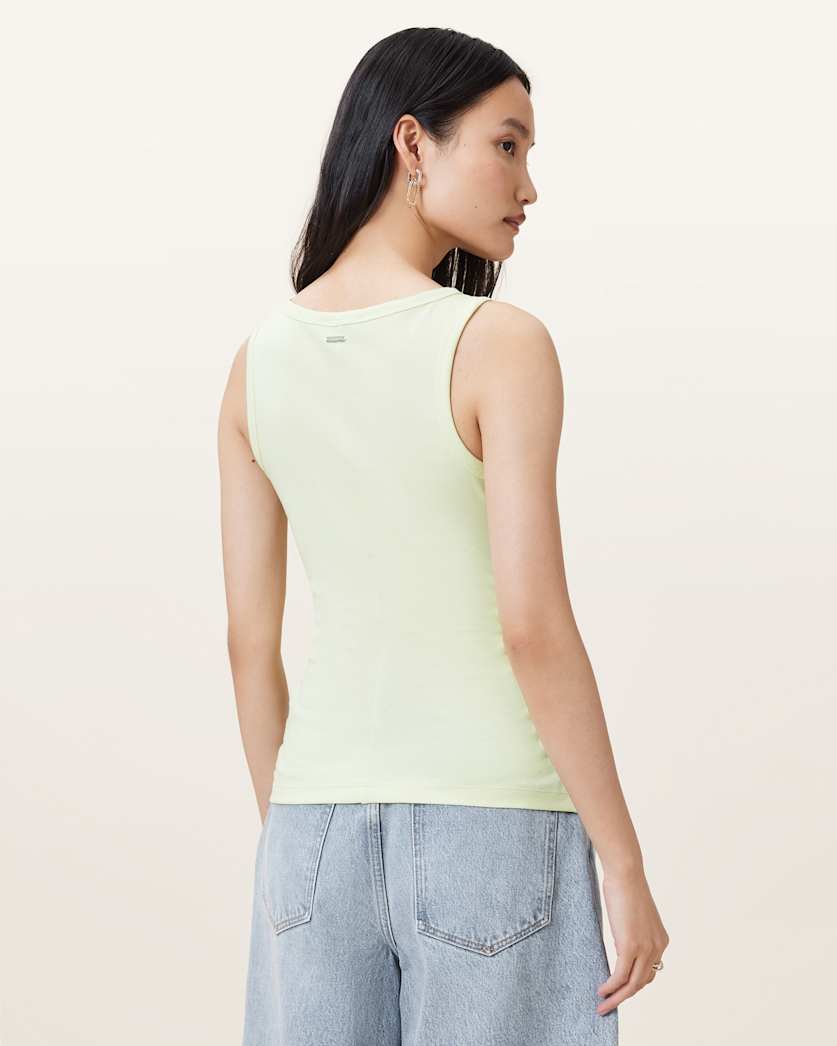 Katarina Boat Neck Slim Fit Tank Top