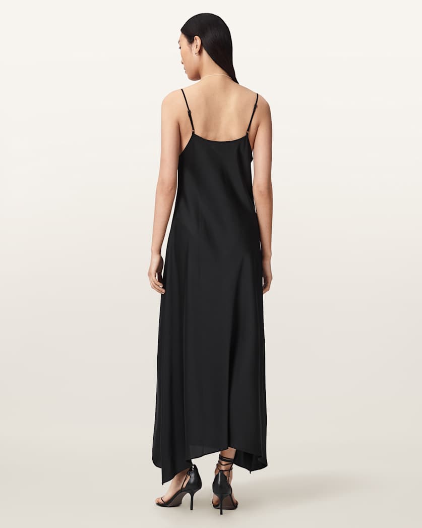 Leona V-Neck Maxi Slip Dress