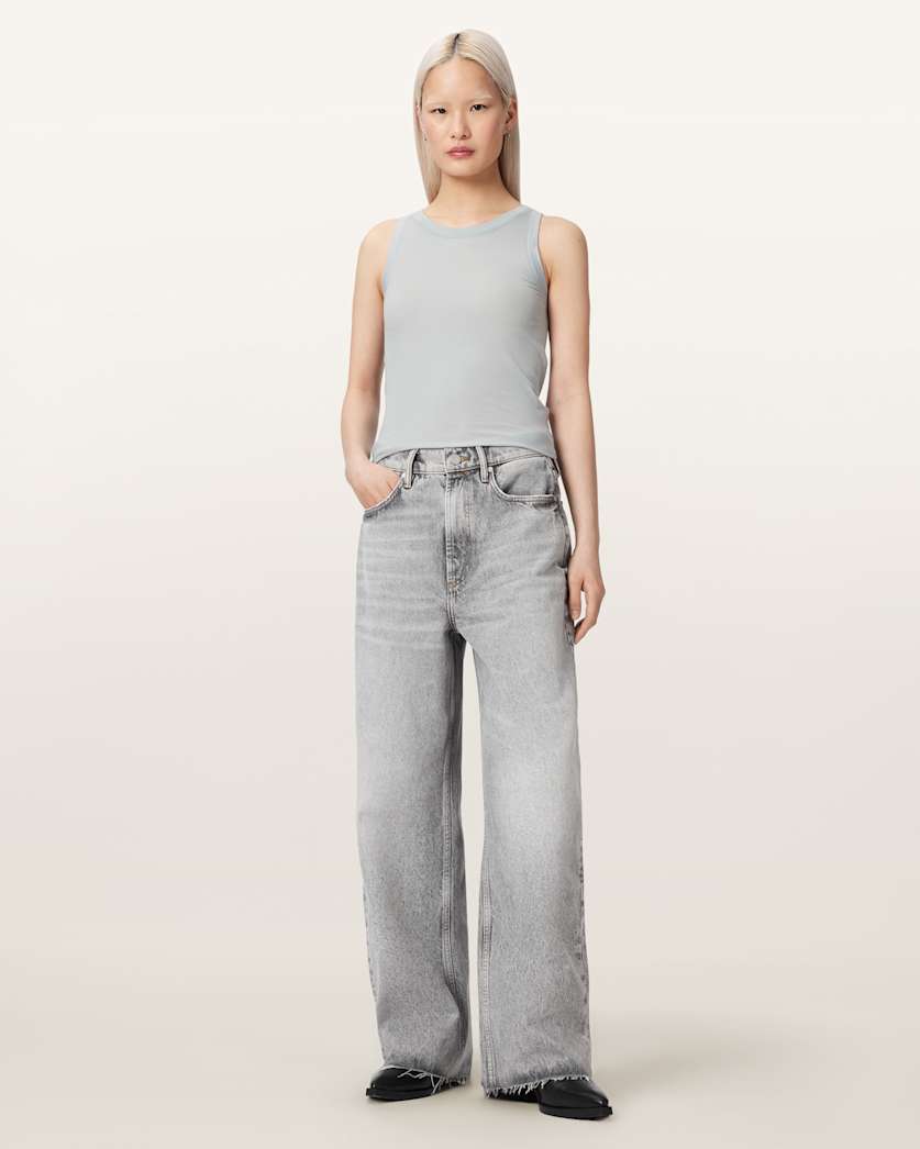 Rina Crew Neck Sleeveless Tank Top