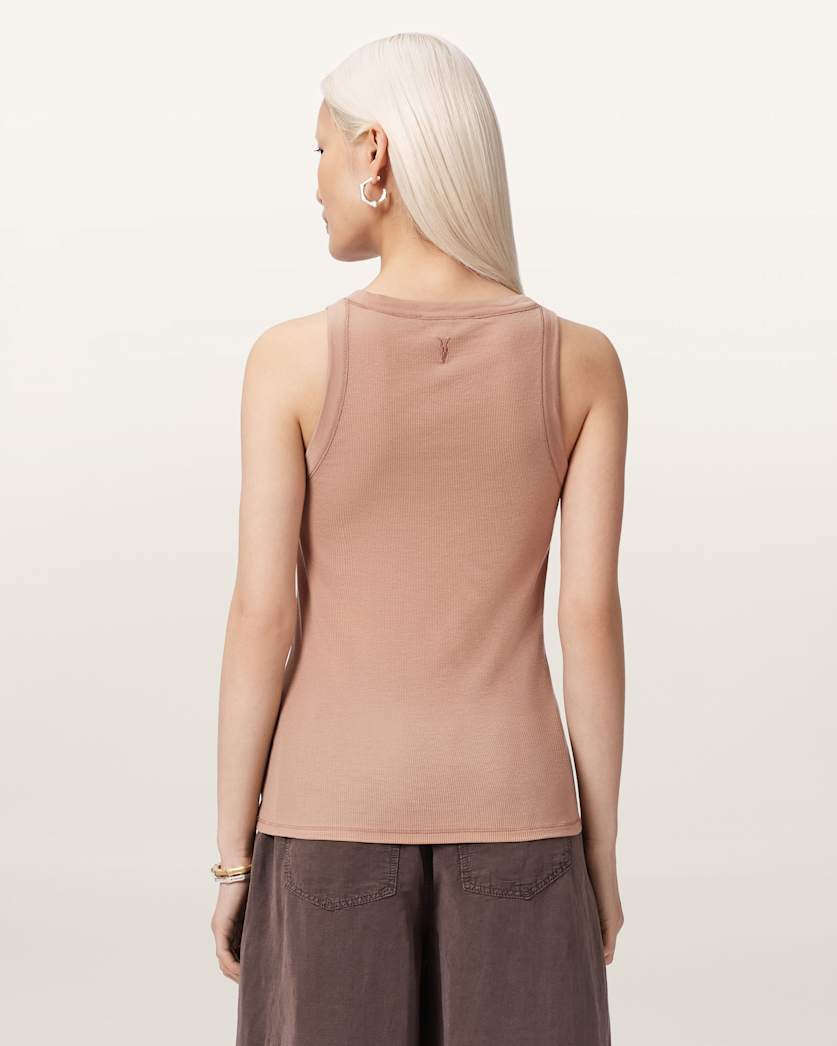 Rina Crew Neck Sleeveless Tank Top