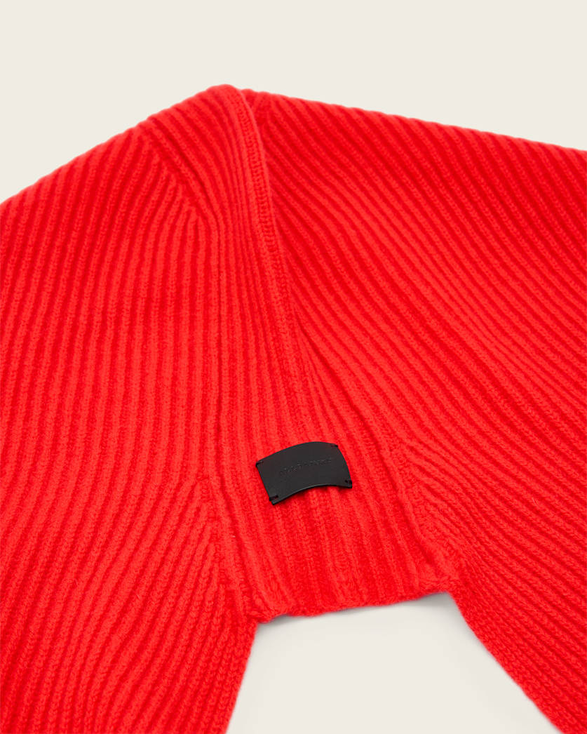 Wren Wool Hooded Scarf