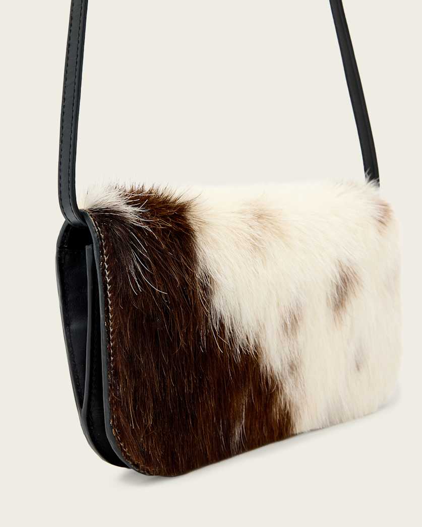 Maeve Cow Print Crossbody Bag