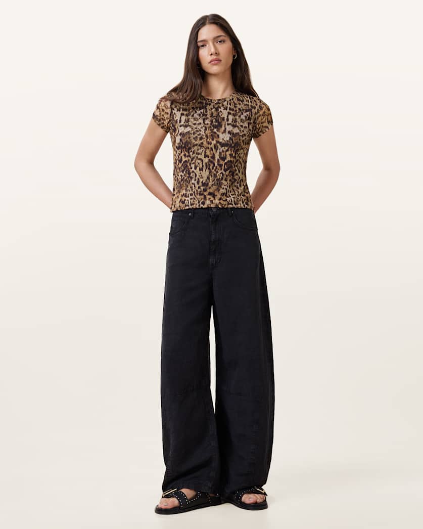 Ellie Mesh Print T-Shirt