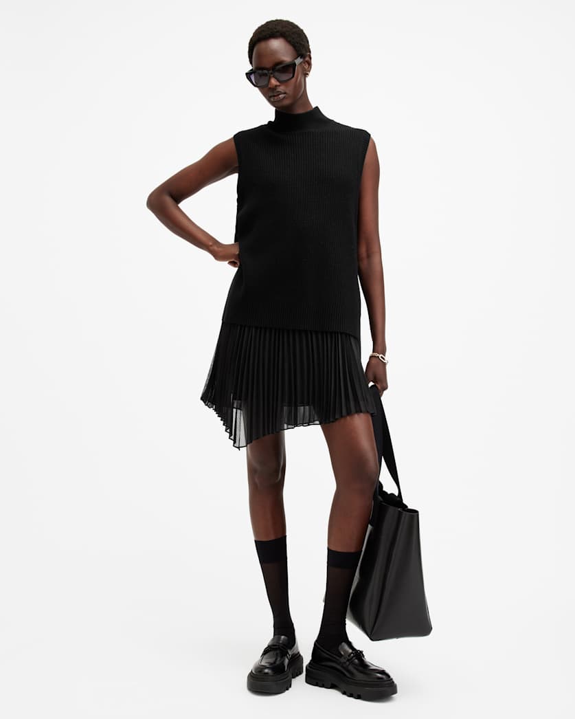 Eve 2-In-1 Metallic Mini Dress