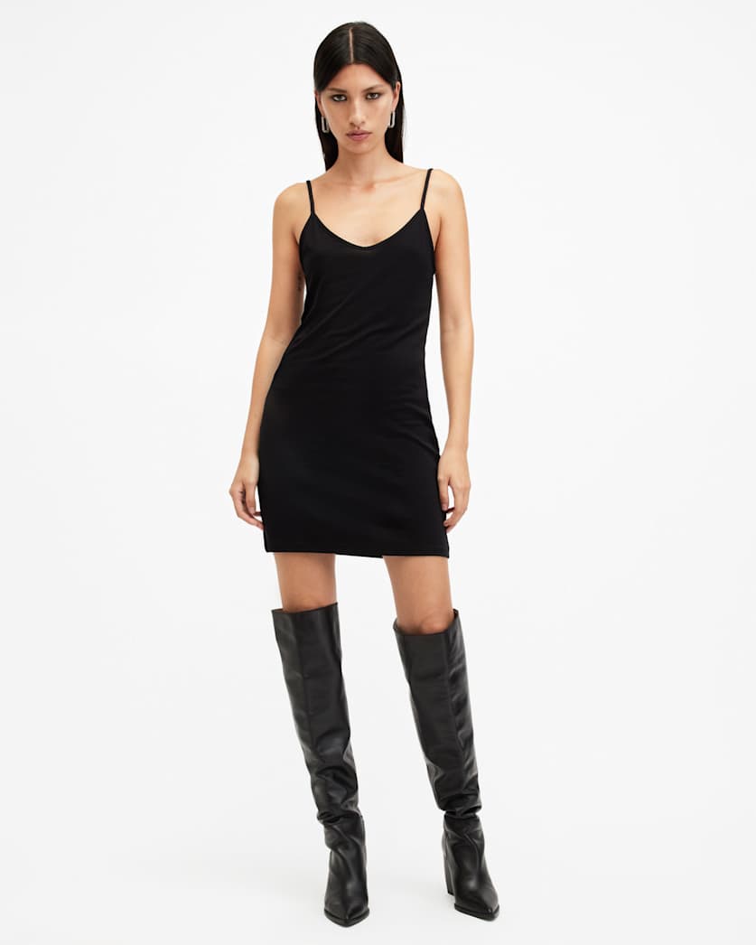 Giana Metallic Open Stitch Midi Dress