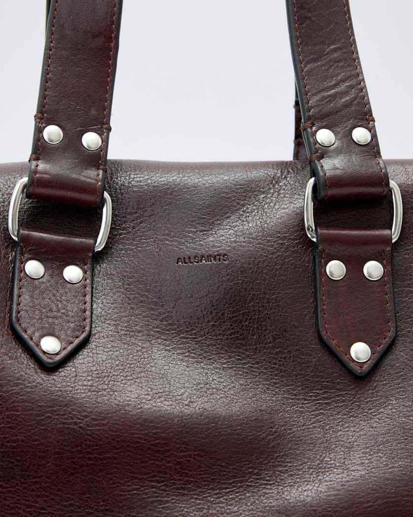 Stud Leather Grab Bag