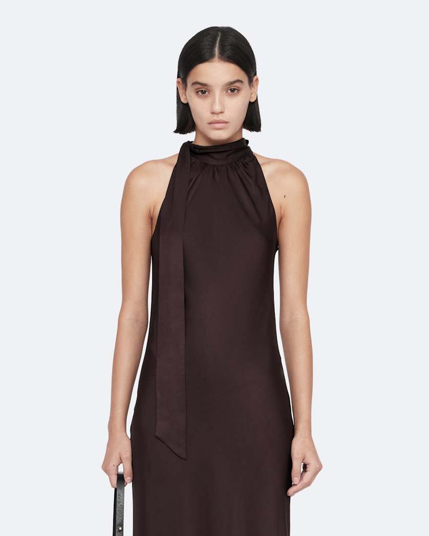 Beril Silk-Blend Dress