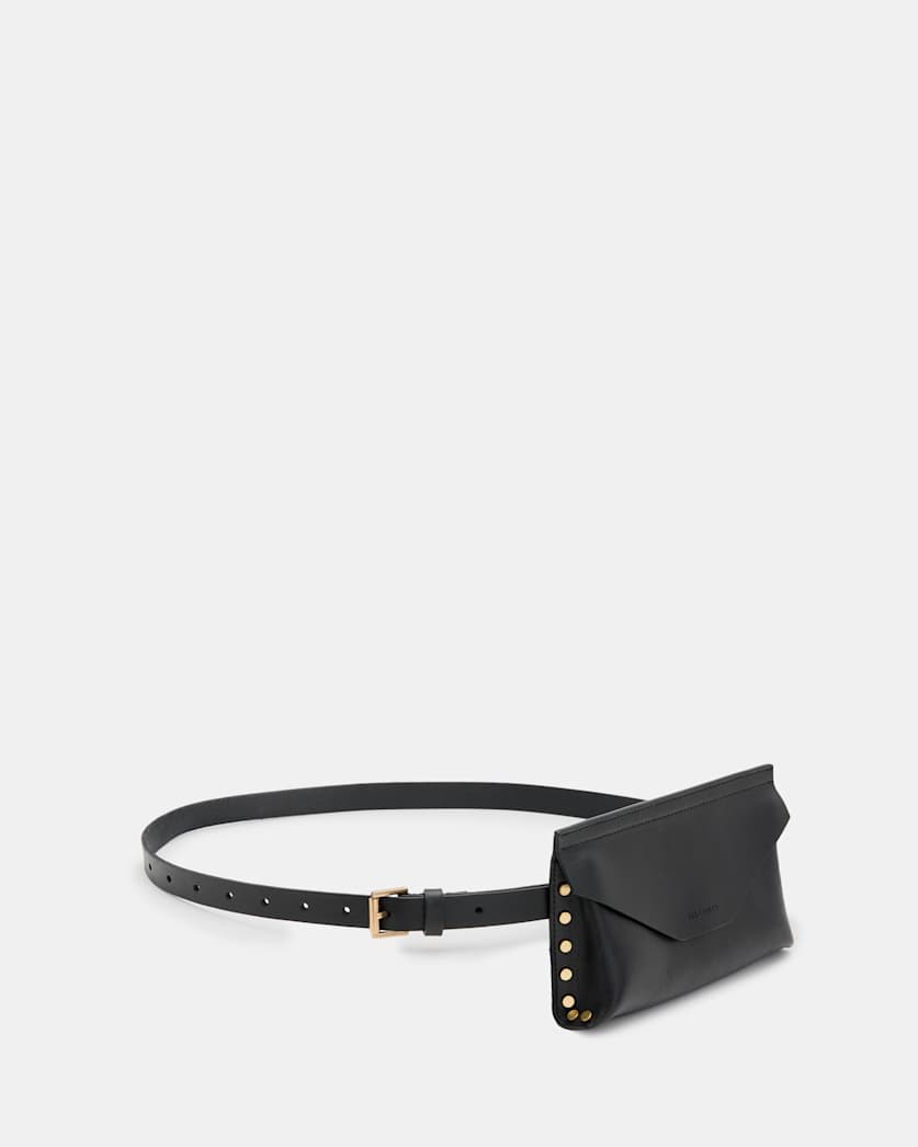 Eden Studded Leather Bag Belt