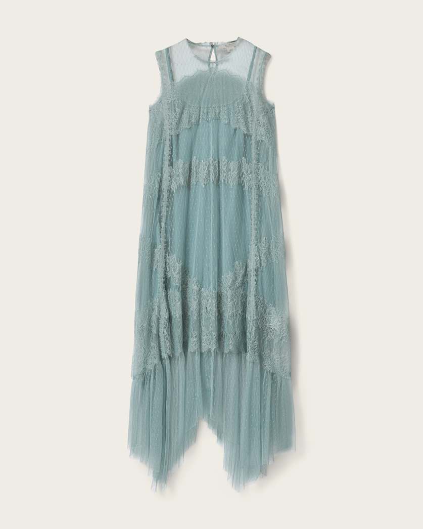 Clara Mesh Midi Dress