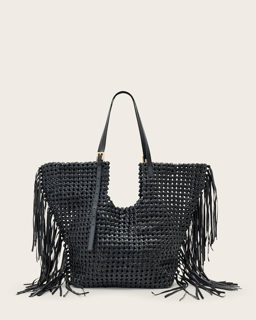 Ara Leather Knot Tote Bag